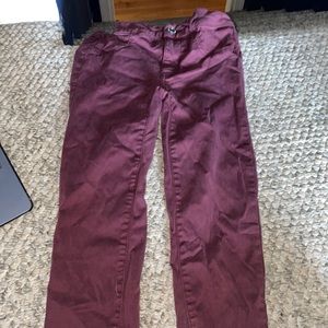 Maroon American eagle jeans